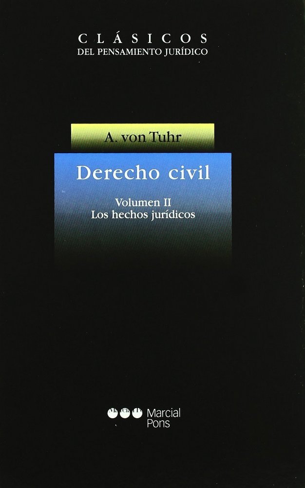 Книга Derecho civil : los hechos jurídicos 