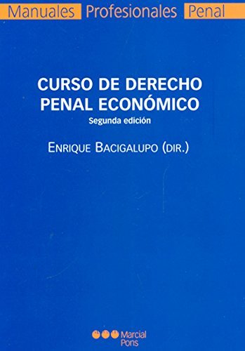Book Curso de derecho penal económico Enrique Bacigalupo
