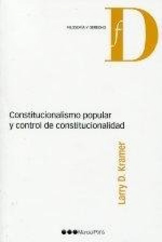 Buch Constitucionalismo popular y control de constitucionalidad Larry Kramer