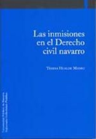 Kniha Las inmisiones en el derecho civil navarro Teresa Hualde Manso