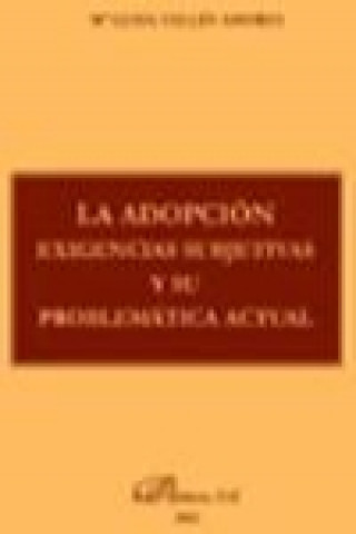Kniha La adopción : exigencias subjetivas y su problemática actual María Luisa Vallés Amores