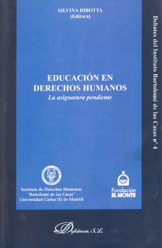 Carte Educación en derechos humanos : la asignatura pendiente Silvina Ribotta