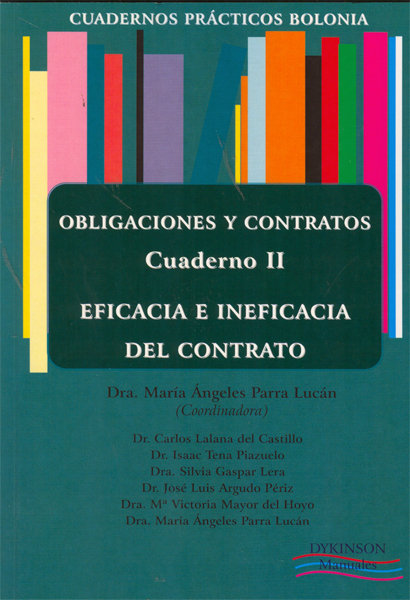 Carte Obligaciones y contratos. Cuaderno I : la relación obligatoria María Ángeles Parra Lucán