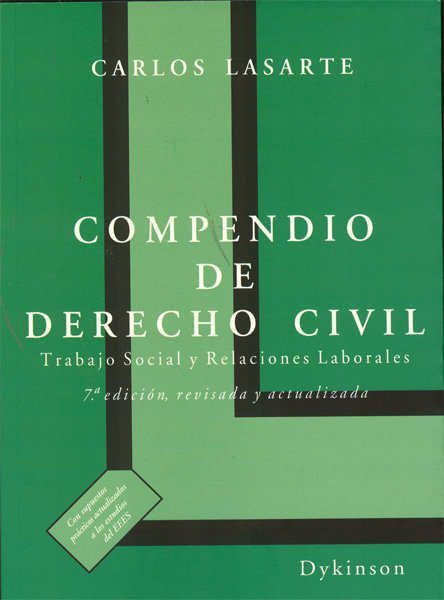 Buch Compendio de derecho civil : trabajos sociales y relaciones laborales Carlos . . . [et al. ] Lasarte Álvarez