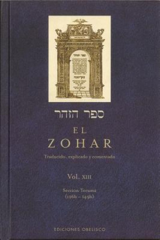 Carte El Zohar XIII Aharon David Shlezinger