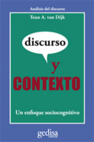 Book Discurso y contexto : un enfoque sociocognitivo Teun A. van Dijk