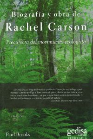 Könyv Biografía y obra de Rachel Carson : precursora del movimiento ecologista Paul Brooks
