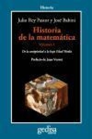Książka Historia de la matemática I: De la Antigüedad a la Baja Edad Media 