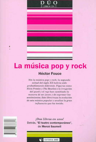 Kniha La música pop-rock ; El teatro contemporáneo 