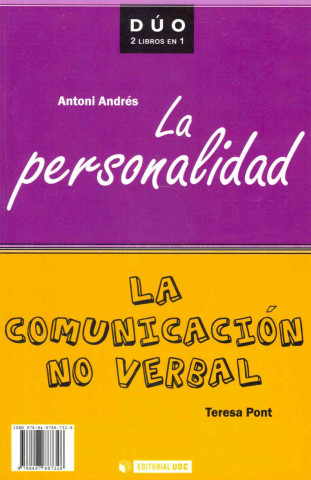 Kniha La comunicación no verbal ; y La personalidad Antonio Andrés Pueyo