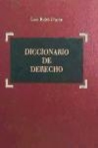 Book Diccionario de derecho Luis Ribó Durán