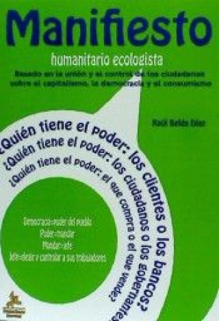 Kniha Manifiesto humanitario ecologista Raúl Belda García