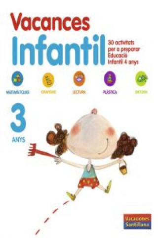 Libro Vacaciones Santillana, Educació Infantil, 3 anys. Quadern 