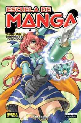 Carte Escuela de manga 2, Entintado de personajes Olinda Cordukes Salleras