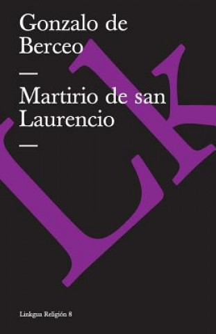 Buch Martirio de san Laurencio Gonzalo de Berceo