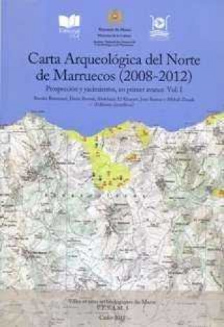 Kniha Carta arqueológica del norte de Marruecos (2008-2012) 