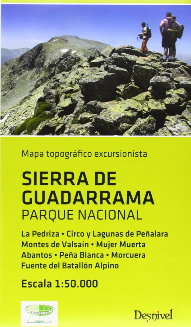 Carte Sierra de Guadarrama, Parque Nacional Francisco Ruiz