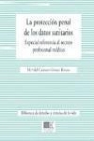 Kniha La protección penal de los datos sanitarios María del Carmen Gómez Rivero