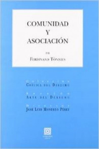 Könyv Comunidad y asociación Ferdinand Tönnies