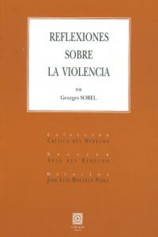 Kniha REFLEXIONES SOBRE LA VIOLENCIA. GEORGES SOREL