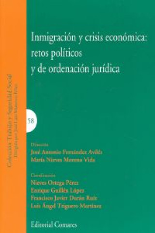 Книга Inmigración y crisis económica : retos políticos y de ordenación jurídica José Antonio . . . [et al. ] Fernández Avilés