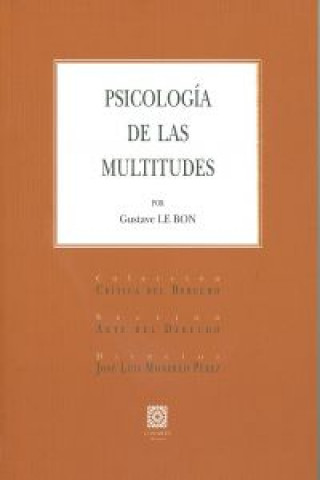 Kniha PSICOLOGÍA DE LAS MULTITUDES. 