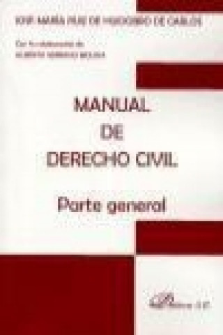 Buch Manual de derecho civil. Parte general José María Ruiz de Huidobro de Carlos