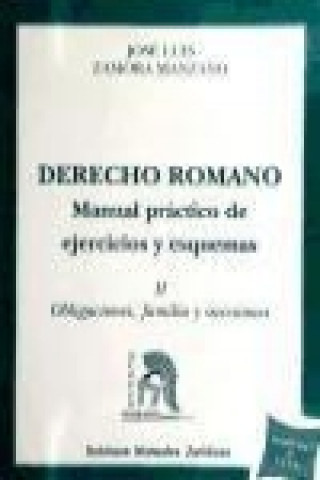 Kniha DERECHO ROMANO. MANUAL PRACTICO DE EJERCICIOS Y ESQUEMAS II 