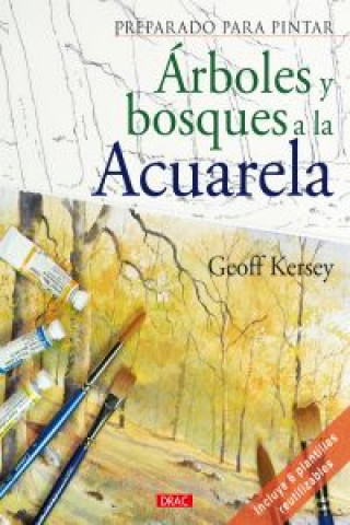 Kniha Árboles y bosques a la acuarela Geoff Kersey