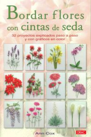 Kniha Bordar flores con cintas de seda Ann Cox