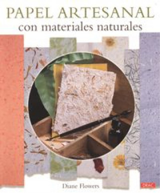Carte Papel artesanal con materiales naturales 