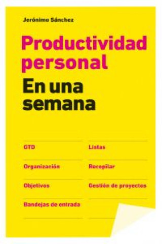 Carte Productividad personal en una semana Jerónimo Sánchez