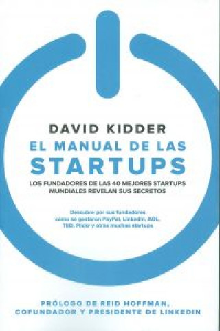 Kniha El manual de las startups DAVID KIDDER