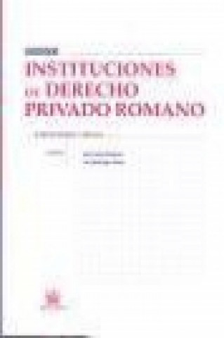 Book Instituciones de derecho privado romano Jesús Daza Martínez