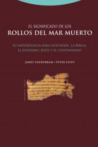 Buch El significado de los rollos del Mar Muerto JAMES VANDERKAM