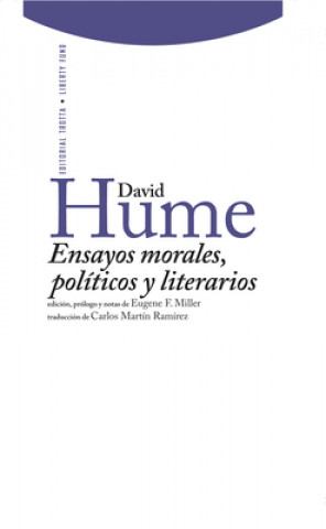 Kniha Ensayos Morales, Politicos Y Literarios David Hume