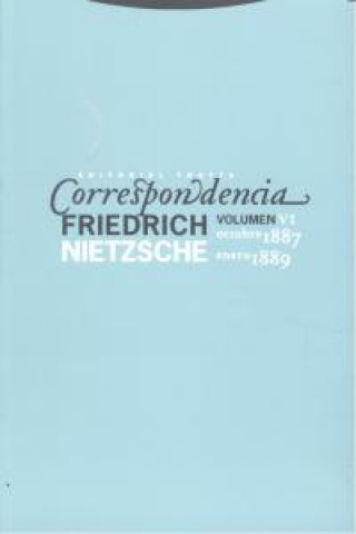 Kniha Correspondencia VI : (octubre 1887-enero 1889) Friedrich Nietzsche