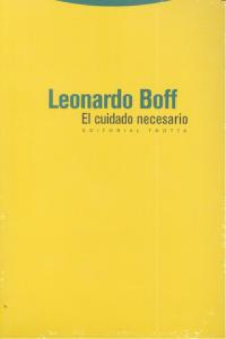 Knjiga El cuidado necesario Leonardo Boff