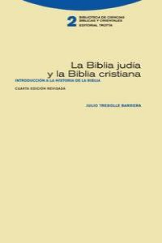 Könyv La Biblia judía y la Biblia cristiana: Introducción a la historia de la Biblia 