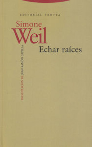Knjiga Echar raíces Weil