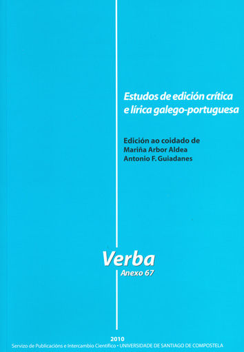 Carte Estudos de edición crítica e lírica galego-portuguesa 