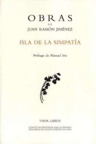 Kniha Isla de la simpatía Juan Ramón Jiménez