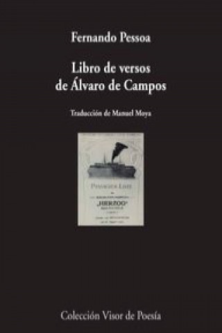 Kniha Libro de versos de Álvaro de Campos FERNANDO PESSOA