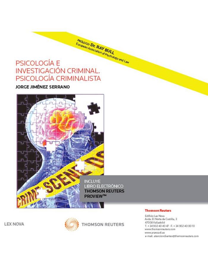 Könyv Psicología e investigación criminal : psicología criminalista 