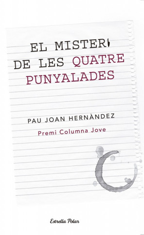 Carte El misteri de les quatre punyalades PAU JOAN HERNANDEZ