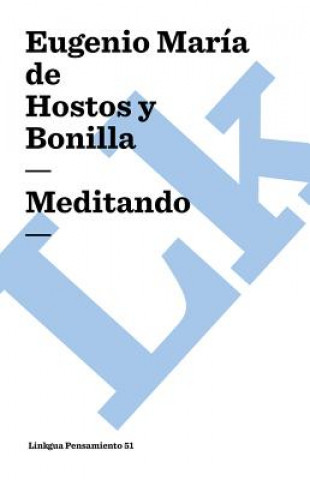 Knjiga Meditando Eugenio Maria de Hostos