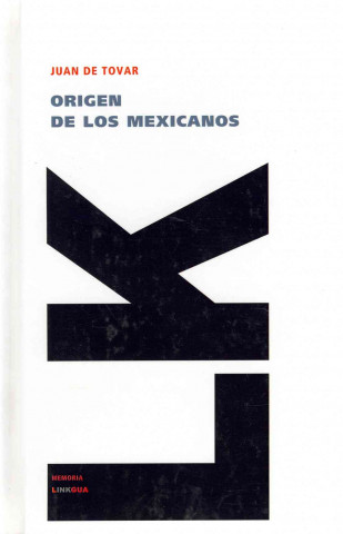 Könyv Origen de los mexicanos Juan de Tovar