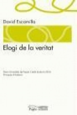 Book Elogi de la veritat David Escamilla