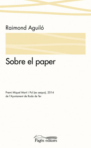 Knjiga Sobre el paper RAIMOND AGUILO