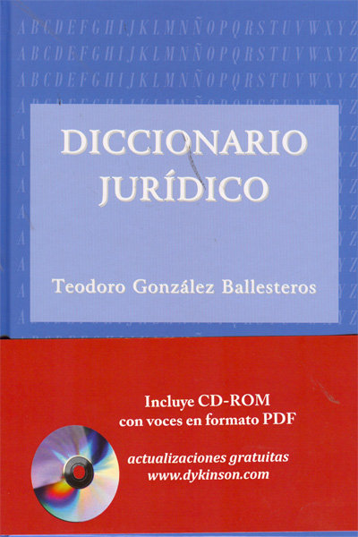 Книга Diccionario jurídico Teodoro González Ballesteros